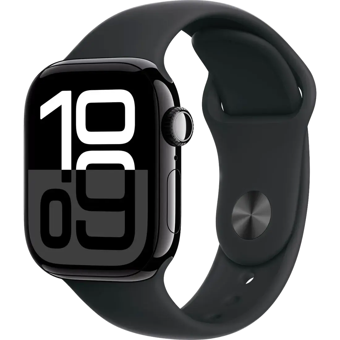 Умные часы Apple Watch Series 10 42 мм Aluminum Sport Черный оникс / Черный