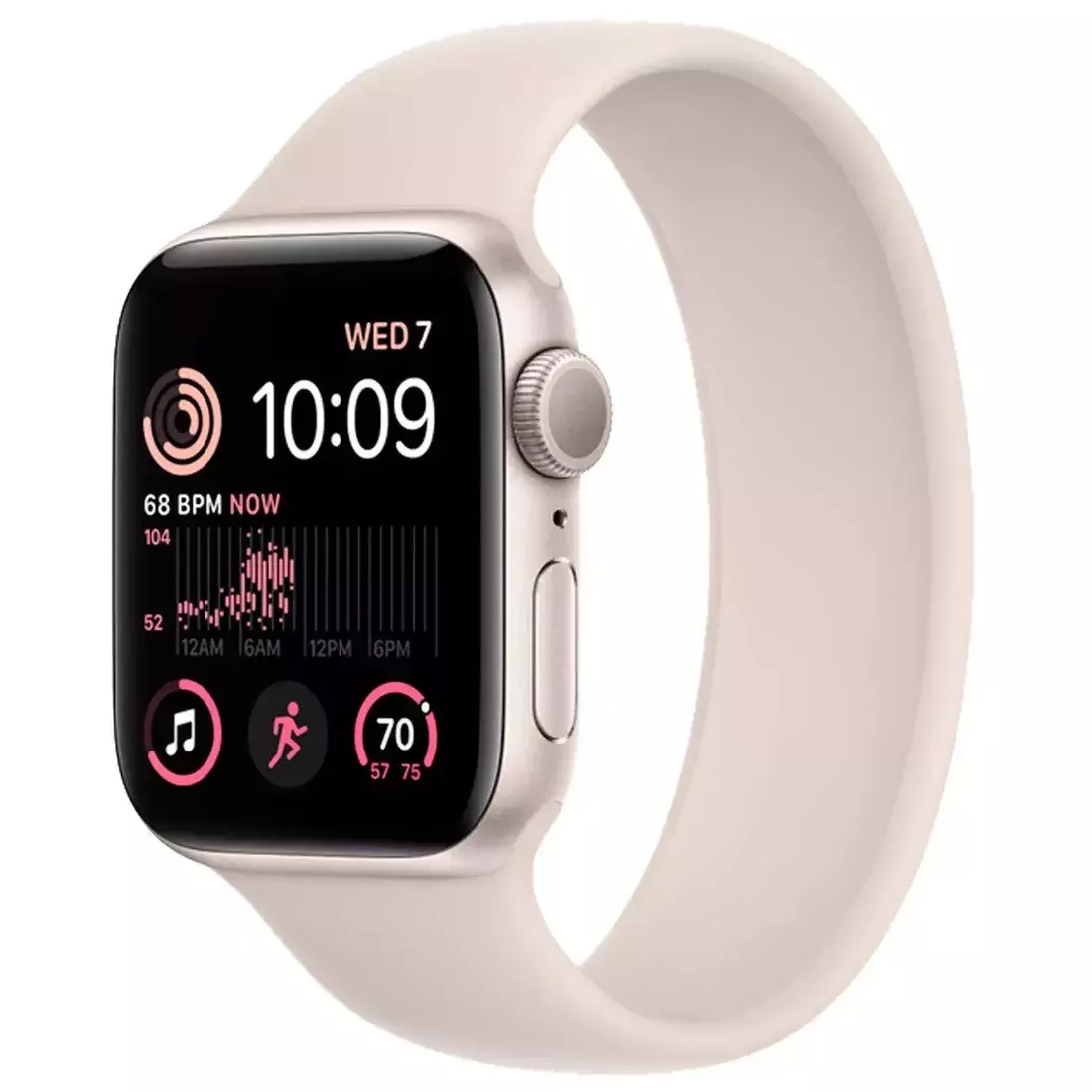 Умные часы Apple Watch SE 2024 40mm Aluminum Sport Сияющая звезда