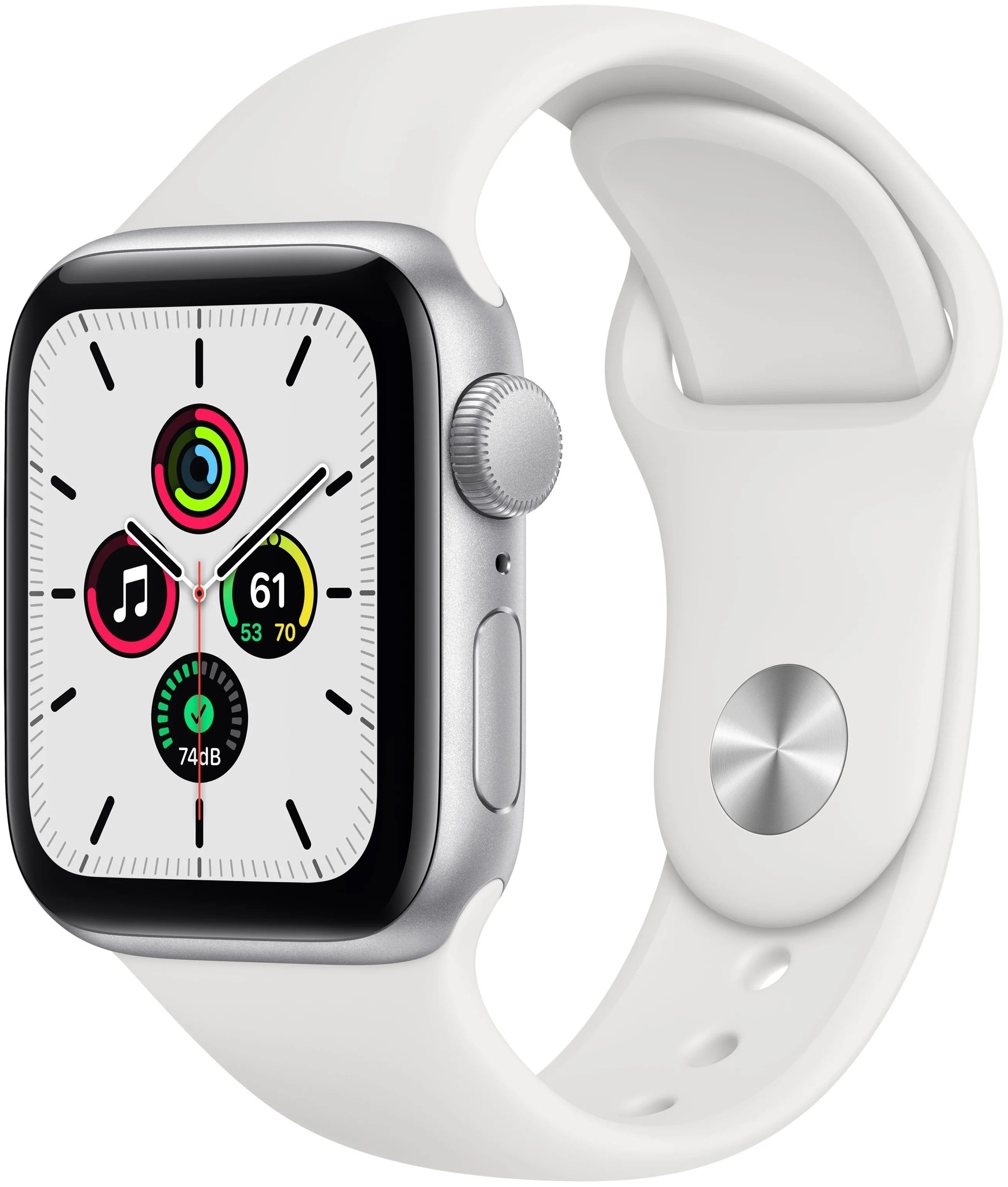 Умные часы Apple Watch SE 44 мм Aluminium Case Серебристый