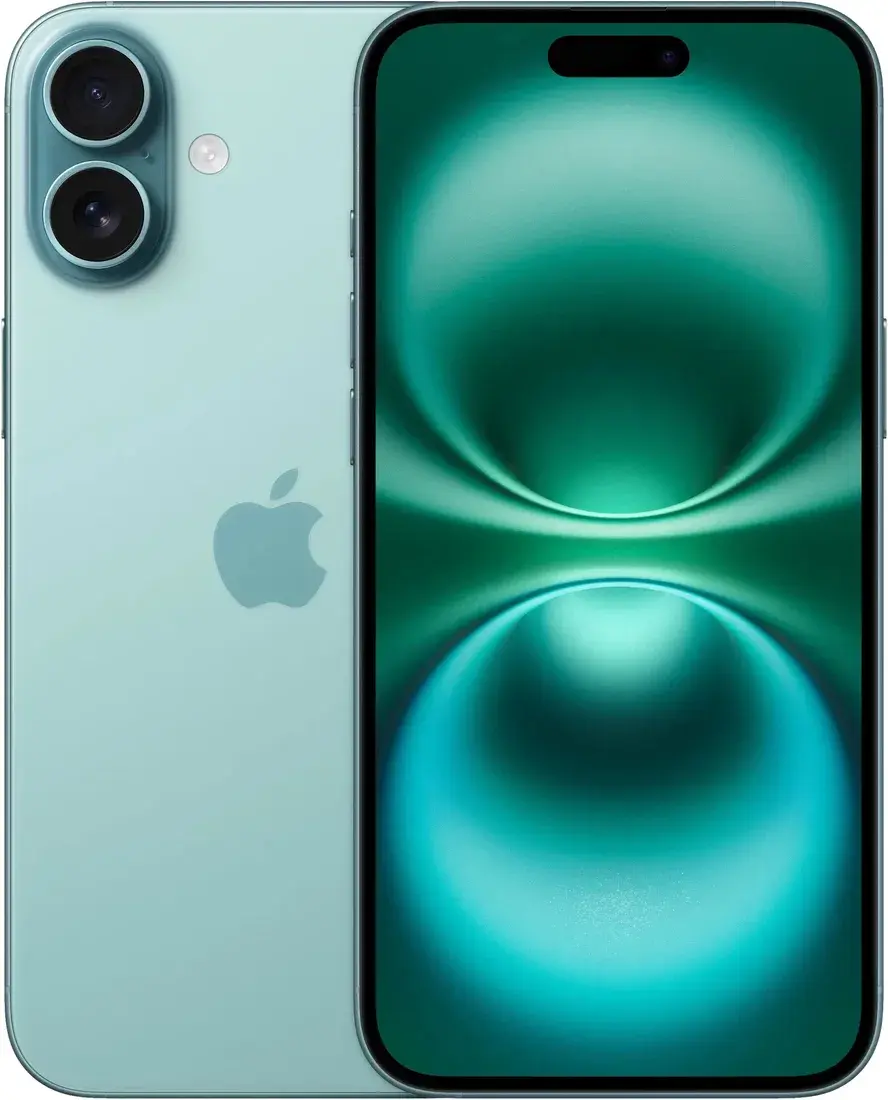 Смартфон Apple iPhone 16 128 ГБ Бирюзовый